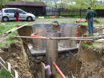 ČOV s ČJ a akumulační nádrží