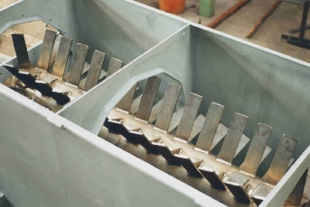 frikční odstředivka na plastovou drť