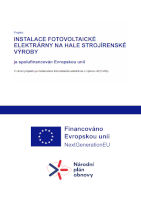 Dotační tituly - Instalace fotovoltaické elektrárny